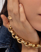 Colar chain dourado